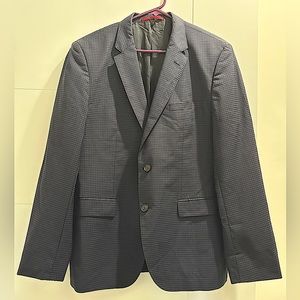 Hugo Boss Men’s Blazer/Suit Jacket in Navy Blue with thin stripes